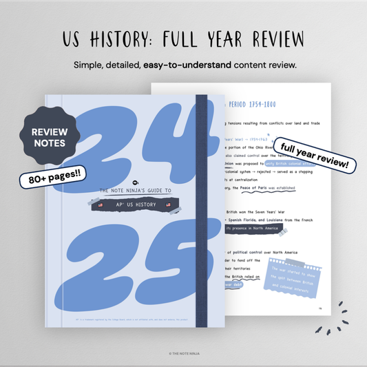 The Note Ninja's Guide To AP® US History: Full-Year Review